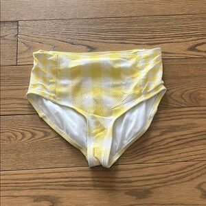 DSG Yellow and White Bikini Bottom